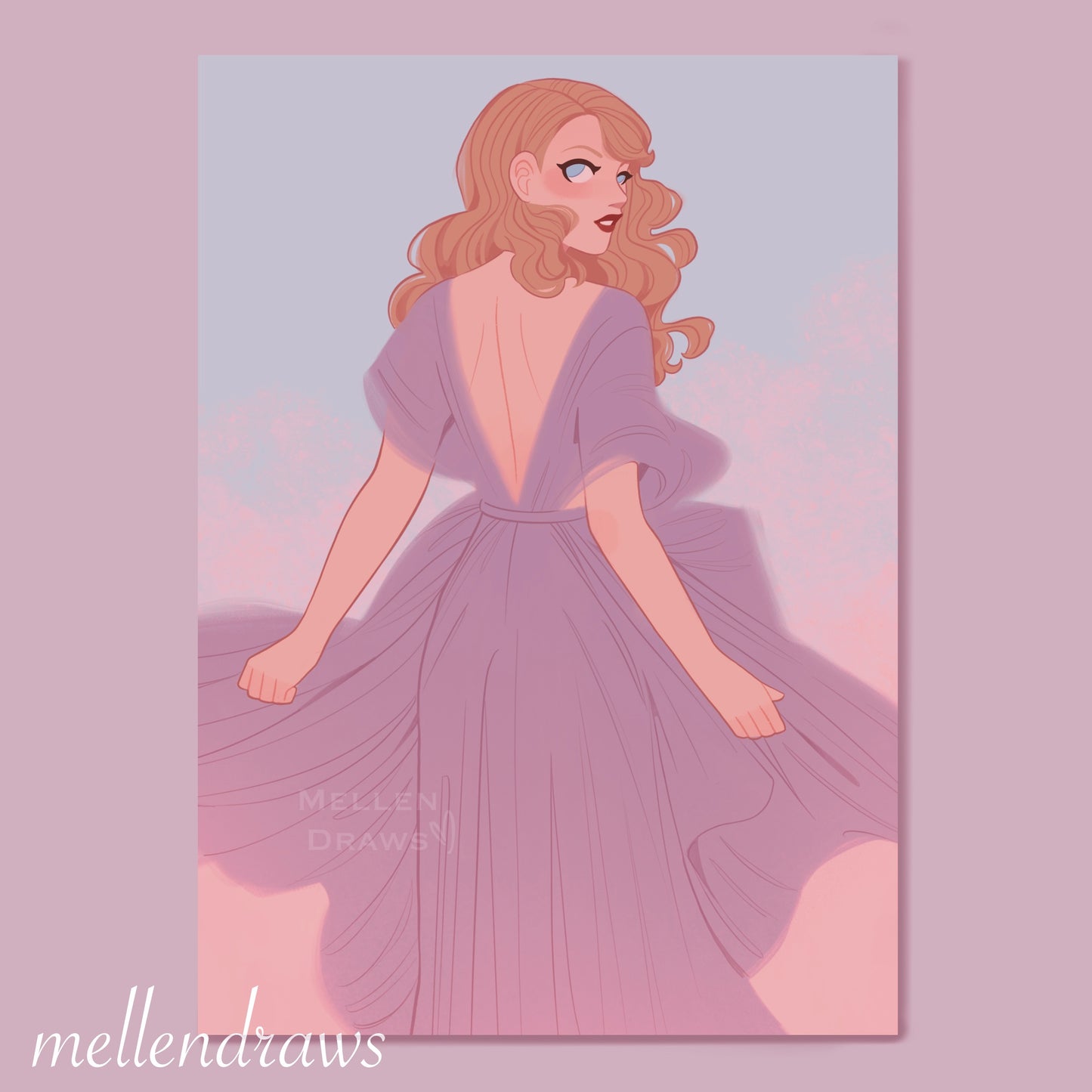 Taylor Swift: Begin Again Inspired Print