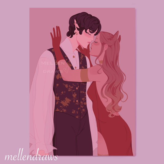 Jude and Cardan Inspired Print