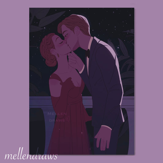 First Kiss: Maxon and America Inspired Print