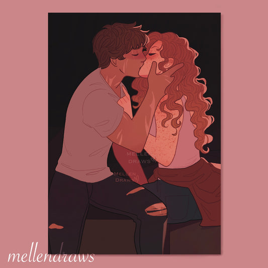 Scarlet and Wolf Inspired Print