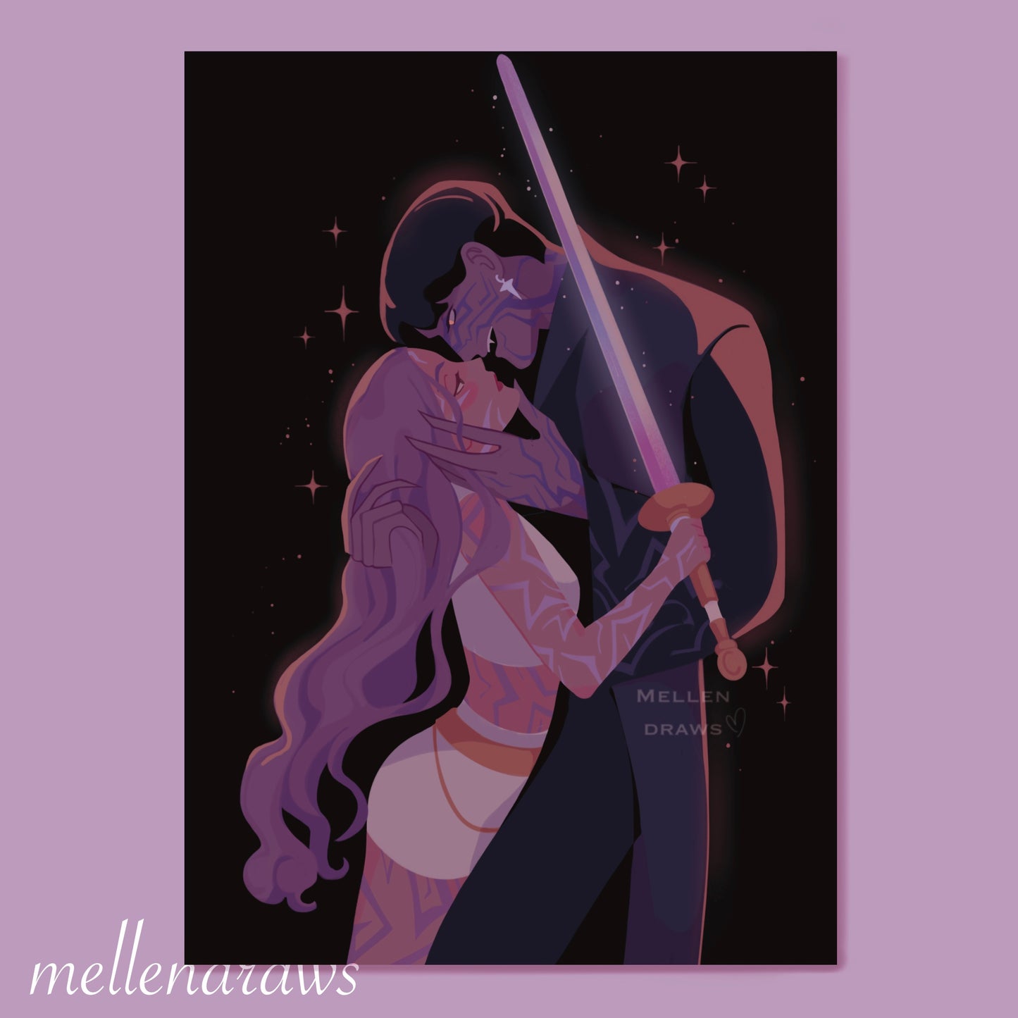 Rujinu Inspired Print