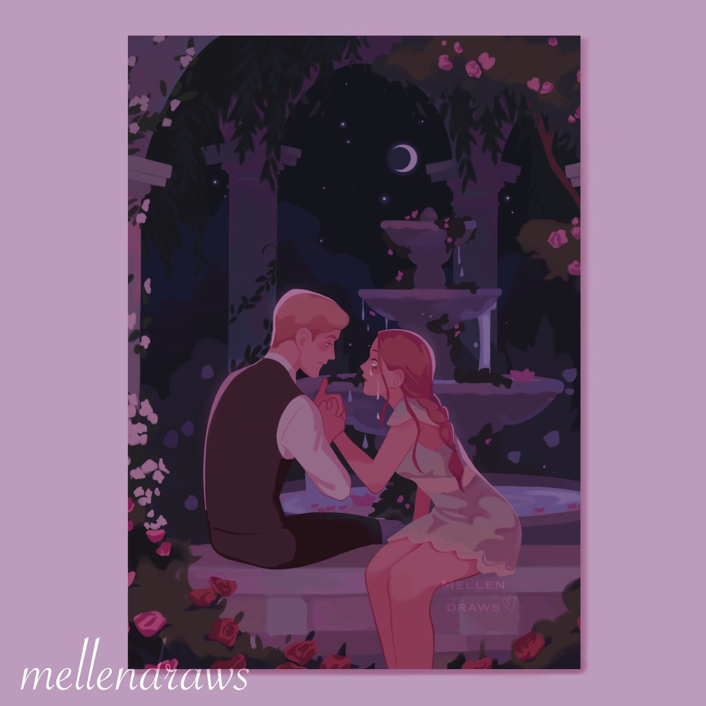 Garden Meet-Cute: A Maxon and America Inspired Print